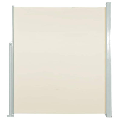 Vidaxl parabrezza estendibile 120x300 cm crema