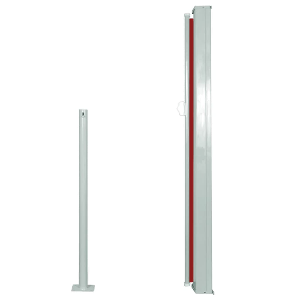 Parabrisas Vidaxl extensible 120x300 cm rojo