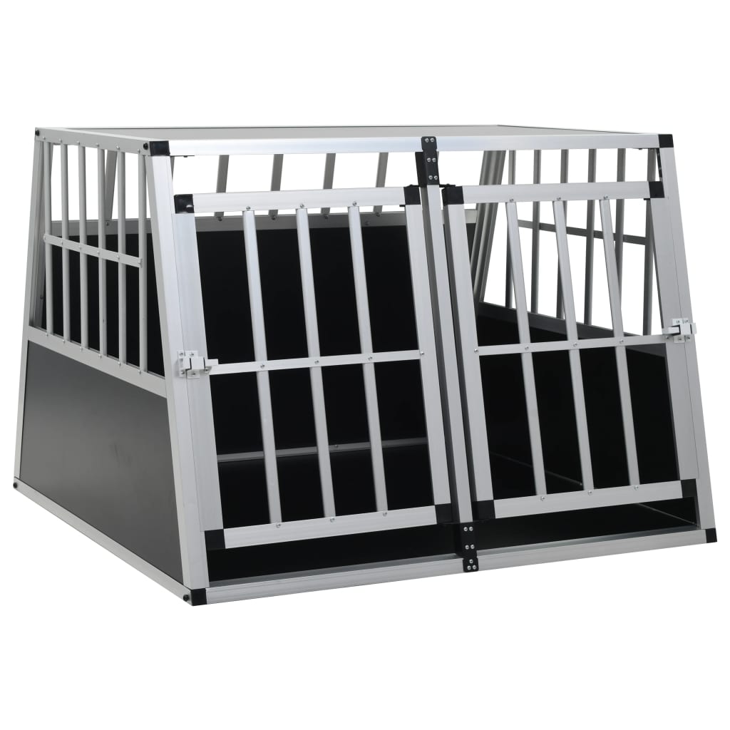 Vidaxl Dog Bank con doble puerta 94x88x69 cm