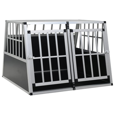 Vidaxl Dog Bank con doble puerta 94x88x69 cm