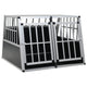 Vidaxl Dog Bank con doble puerta 94x88x69 cm