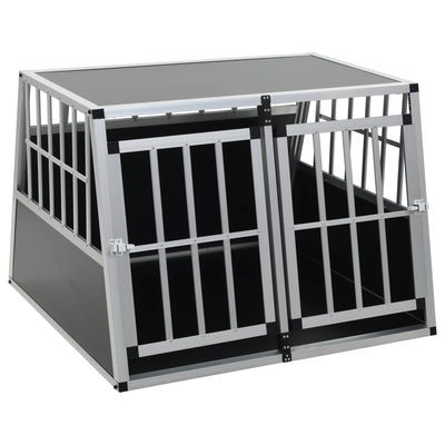 Vidaxl Dog Bank con doble puerta 94x88x69 cm