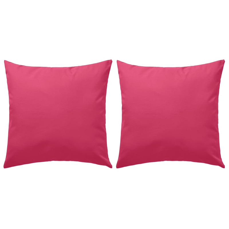 Vidaxl cuscini da esterno 60x60 cm rosa 2 pezzi