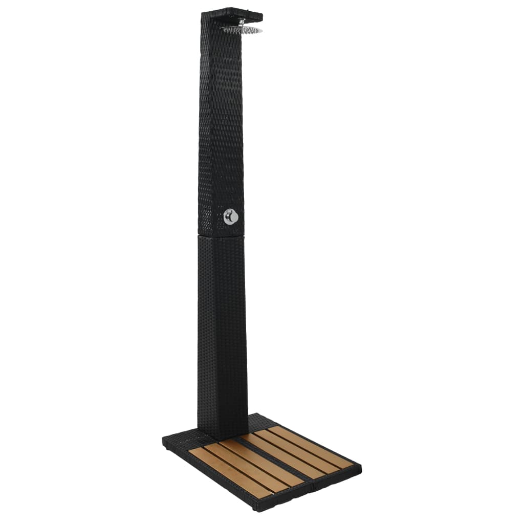 Vidaxl Ducha al aire libre Poly Rattan HKC