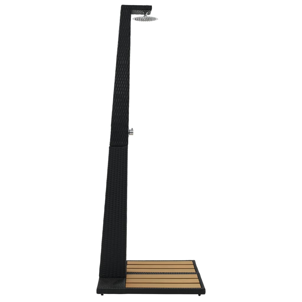 Vidaxl Ducha al aire libre Poly Rattan HKC