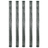 Vidaxl Garden Gates GAAS 5 pezzi 1x1.2 M HDPE Green
