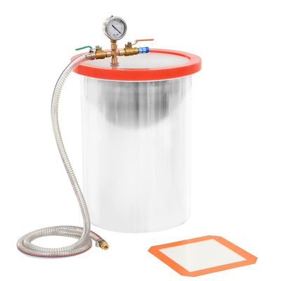 Camera di vuoto Vidaxl 22,7 L in acciaio inossidabile