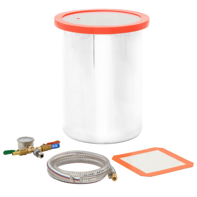 Camera di vuoto Vidaxl 22,7 L in acciaio inossidabile
