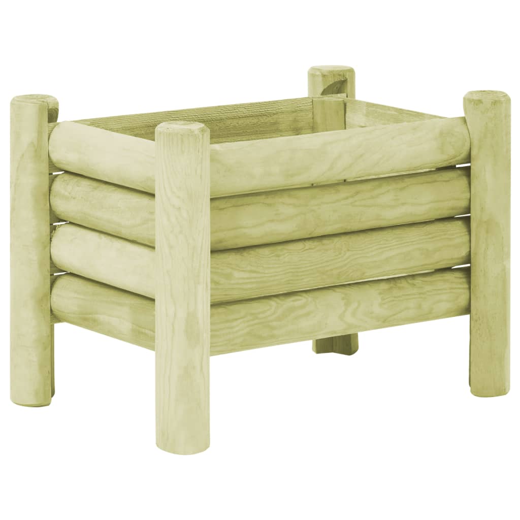 Plantador Vidaxl elevado 60x40x42 cm de madera de pino impregnada
