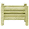 Plantador Vidaxl elevado 60x40x42 cm de madera de pino impregnada