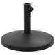 Vidaxl Parasol Foot alrededor de 10 kg de polirina negra
