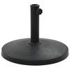 Vidaxl Parasol Foot alrededor de 10 kg de polirina negra