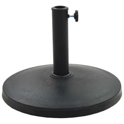 Vidaxl Parasol Foot intorno a 10 kg di polyresin nero