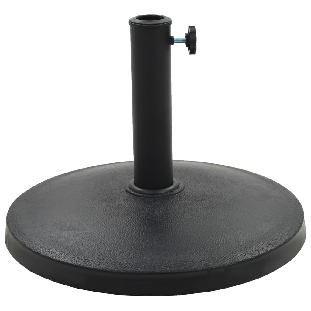 Vidaxl Parasol Foot alrededor de 10 kg de polirina negra