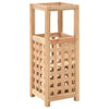 Vidaxl paraguas Cubac 18x18x50 cm de madera de nogal sólida