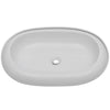 Vidaxl Washbasin da bagno con miscelazione TAP Oval Ceramic White