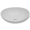 Vidaxl Washbasin da bagno con miscelazione TAP Oval Ceramic White