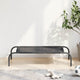Vidaxl Dog Letto allevato S textileen nero