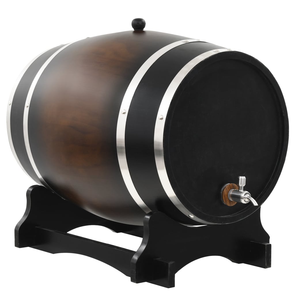 Vidaxl Barrel de vino con toque 35 L pino sólido