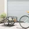 Vidaxl Bicycle Trailer 130x73x48.5 cm de acero negro