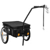 Vidaxl Bicycle Treker Treket Car 155x60x83 cm in acciaio nero