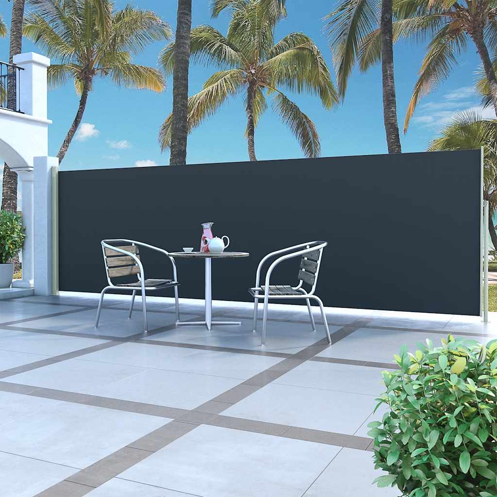 Parabrisas Vidaxl extensible 160x500 cm azul