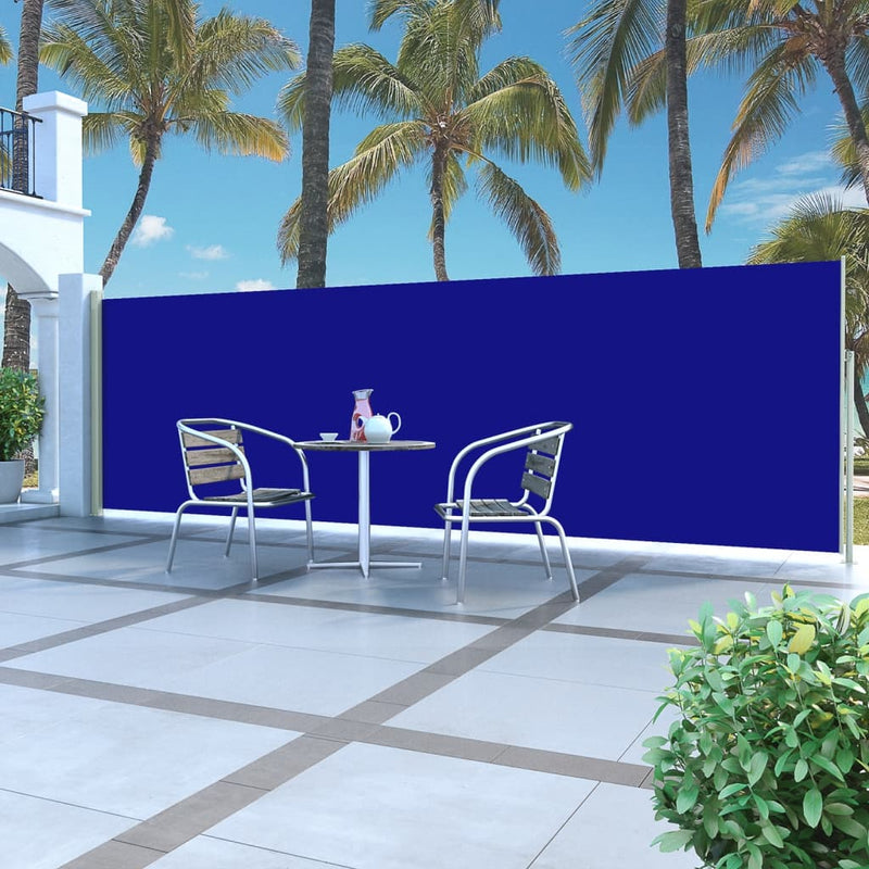 Parabrisas Vidaxl extensible 160x500 cm azul