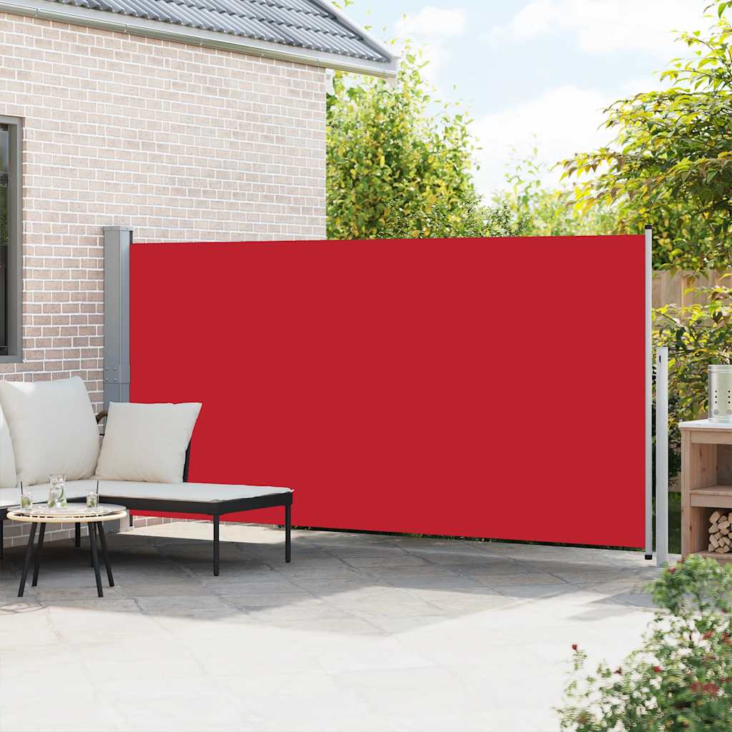 Parabrisas Vidaxl extensible 160x500 cm rojo