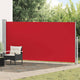 Parabrisas Vidaxl extensible 160x500 cm rojo