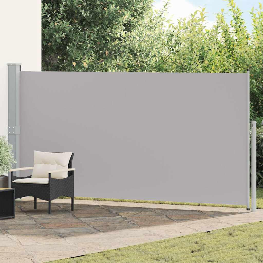 Parabrisas Vidaxl extensible 160x500 cm gris