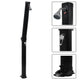 Vidaxl solardouche plegable 23 l 214 cm negro