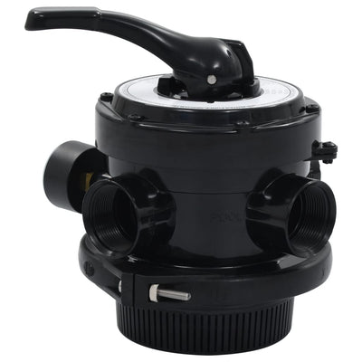 Válvula de mótillo de Vidaxl para filtro de arena de 4 vías 1.5 ABS