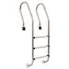 Scala piscina Vidaxl con 3 sport in acciaio inossidabile da 120 cm 304