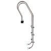 Scala piscina Vidaxl con 3 sport in acciaio inossidabile da 120 cm 304