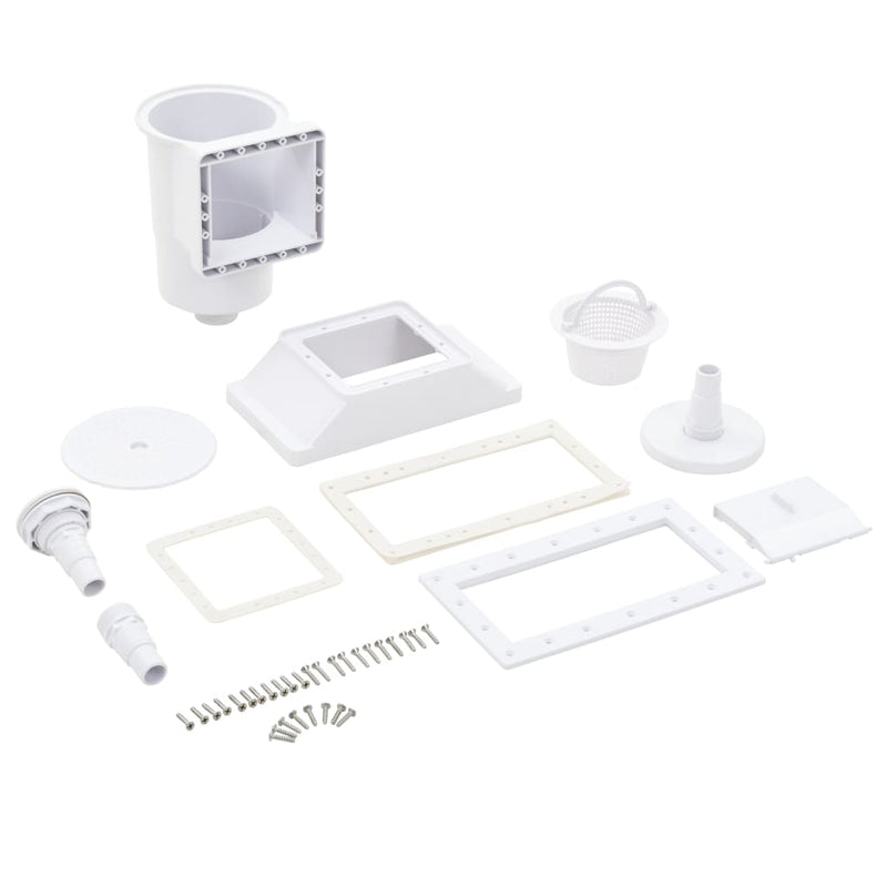 Vidaxl Skimmer da piscina a 11 pezzi 34.3x25x30.5 cm