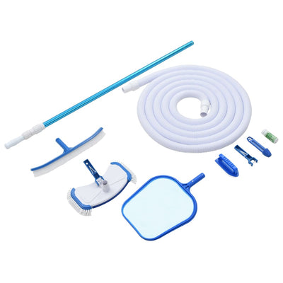 Vidaxl Set di manutenzione in 9 parti per piscina