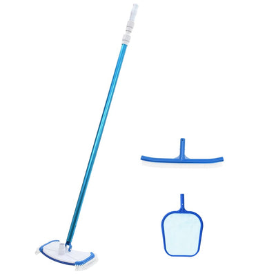 Vidaxl Set di manutenzione in 9 parti per piscina