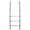 Scala piscina Vidaxl con 3 sport in acciaio inossidabile da 120 cm 304