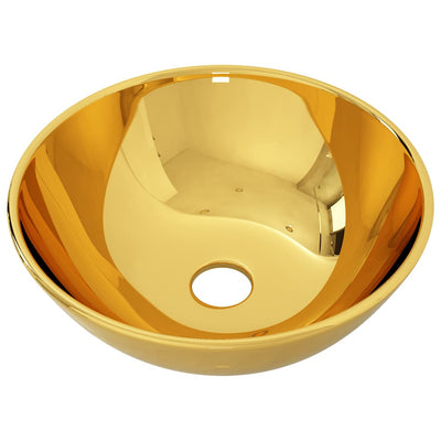 Vidaxl Washbasin 28x10 cm Ceramic Oro colorato