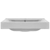 Vidaxl wastafel met overloop 60x46x16 cm keramiek zilverkleurig