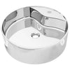 Vidaxl Washbasin con aterrizaje de 46.5x15.5 cm Cerámico de color plateado