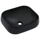Vidaxl Washbasin 44.5x39.5x14.5 cm Black ceramico