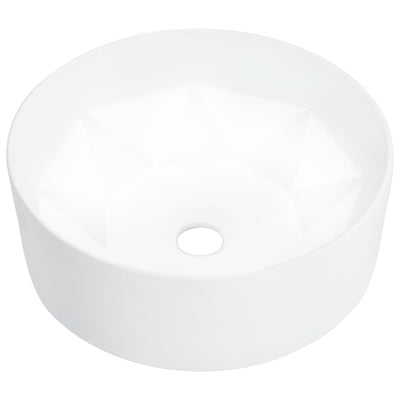 Vidaxl Washbasin 36x14 cm Cerámico blanco