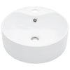 Vidaxl Washbasin con aterrizaje de 36x13 cm de cerámica blanca