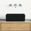 Vidaxl Washbasin 40x30x13 cm Black in ceramica