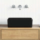 Vidaxl Washbasin 40x30x13 cm Black in ceramica