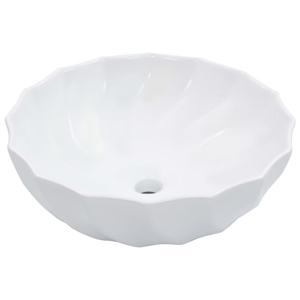 Vidaxl Washbasin 46x17 CM Ceramic White
