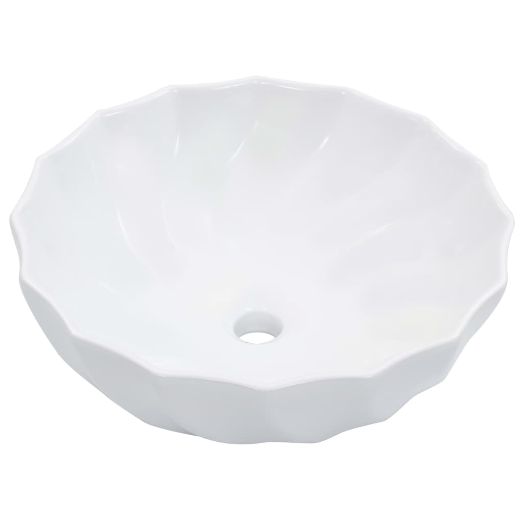 Vidaxl Washbasin 46x17 CM Ceramic White