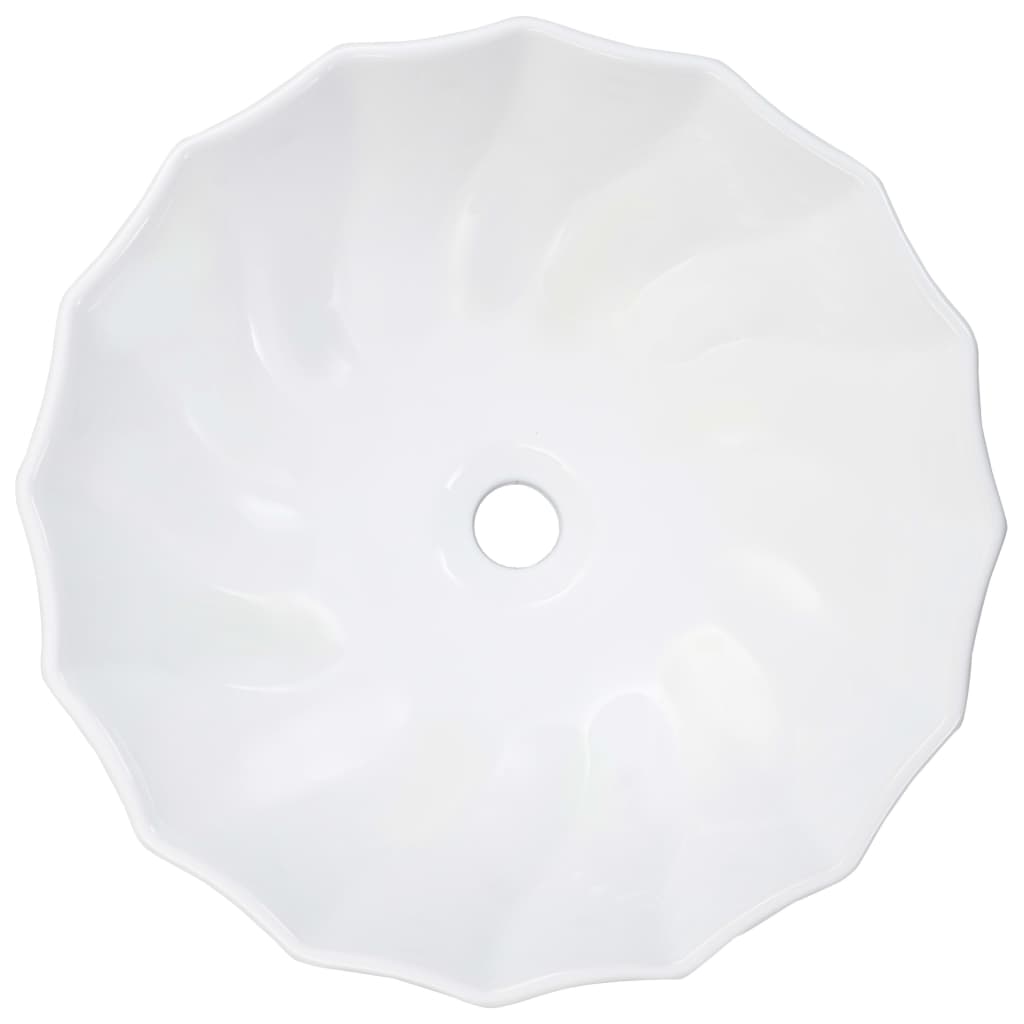 Vidaxl Washbasin 46x17 CM Ceramic White