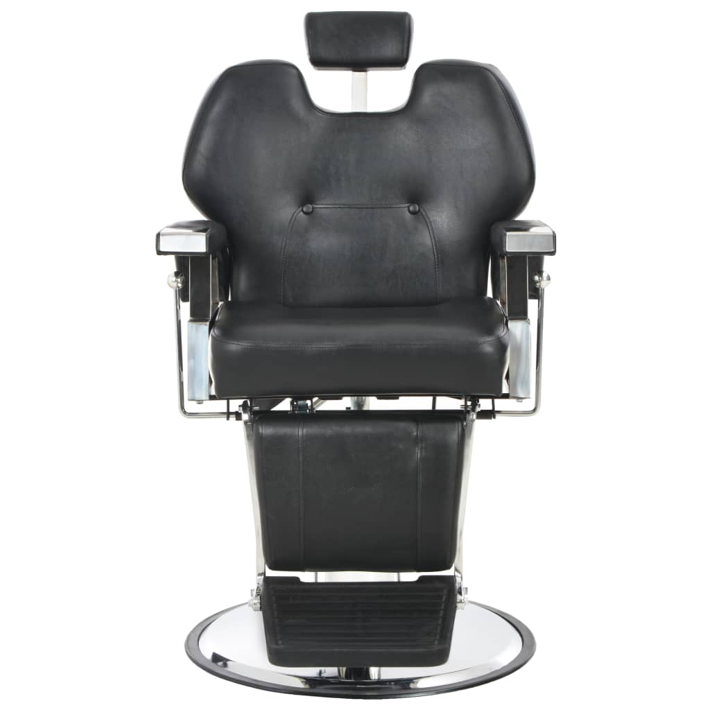 Sedia da parrucchiere Vidaxl 72x68x98 cm in pelle artificiale nera